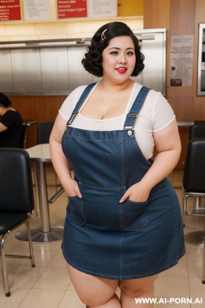 Big thighs, white skin, bang, tall huge fat thick legs - ai-porn.ai on pornintellect.com