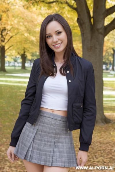 Sexy pose, crop top, flash tits. silk clothes.full body view - ai-porn.ai on pornintellect.com