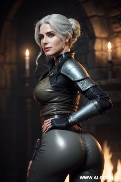 ((witcher princess ciri)) (keep face) (realistic look, super realistic) (frontal view) (full h image) (face and body to the viewer) (perfect hourglass figure) perfect round butt, narrow waist, - ai-porn.ai on pornintellect.com