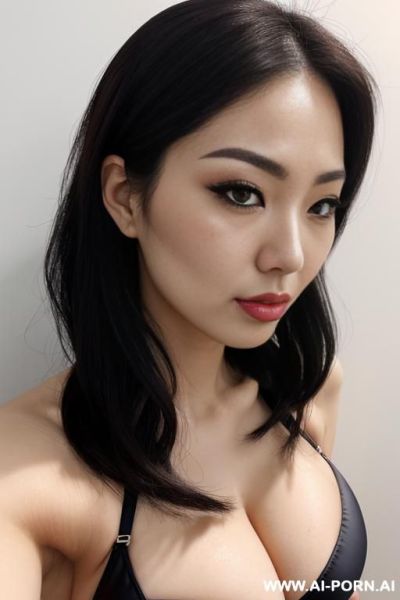 All-in-one-swimsuit, cartoon, pretty, full lips, sexy nose, lithe, busty big boobs, tight waist - ai-porn.ai on pornintellect.com
