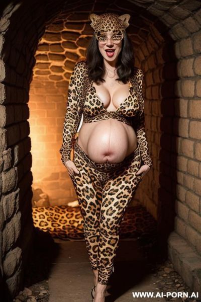 Fully naked grandma with long hanging tits. with huge pregnant belly. - ai-porn.ai on pornintellect.com