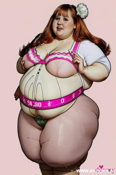 (((half body photo shot close up))). a (((british, ((((obese)))) fat bbw redhead))), ((thick body, with tummy and love handless)). lingerie garter belt top. (((dinamyc angle))) - ai-porn.ai - Britain on pornintellect.com