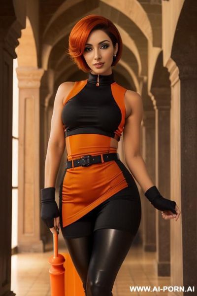 Short hair, tight casual dress, intellectual, sexy headshot, cartoon, tight waist - ai-porn.ai on pornintellect.com