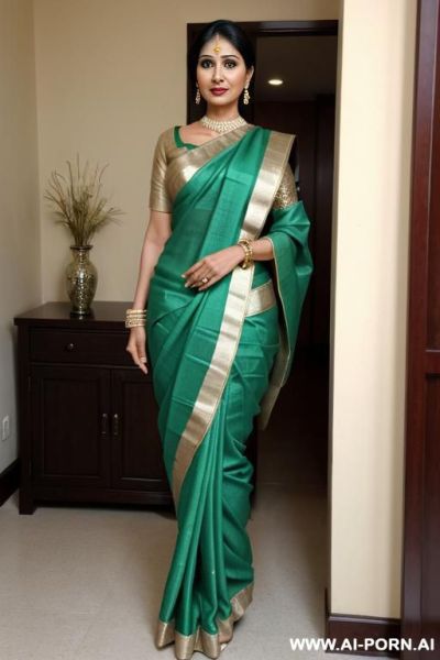 Slender busty bangladeshi mature older wife, big thick lips, - ai-porn.ai on pornintellect.com