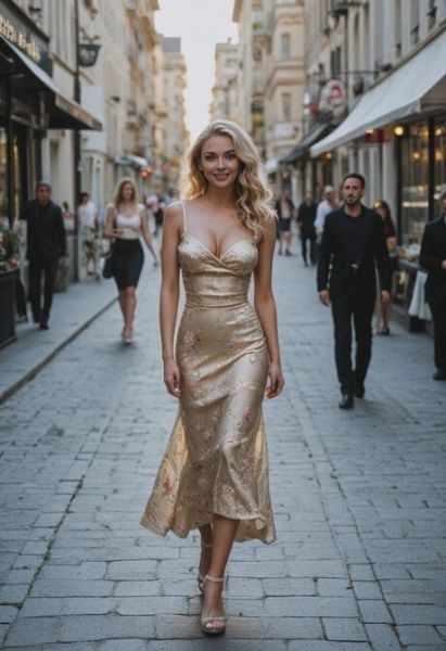 Hot AI generated blonde gets covered with jizz on a city street - pornpics.com on pornintellect.com