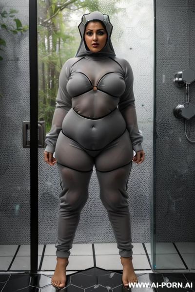 Pakistani nude curvy pakistani chachi 0 years old being fucked in the shower wet body tits and ass - ai-porn.ai - Pakistan on pornintellect.com