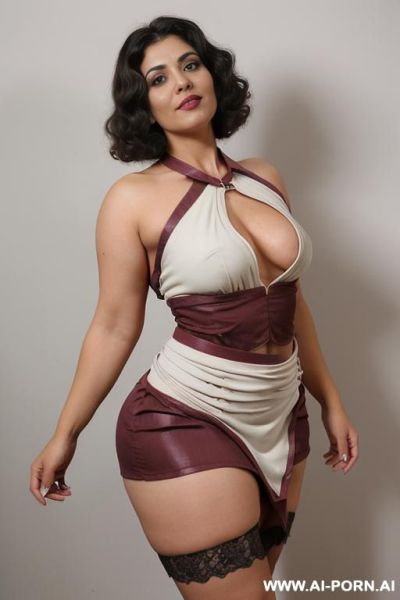 A naked, mature woman with a lot of experience ion sex has huge, hanging breasts, (((((((wide hyper hips and thick thigs ))))))))and full legs. she craves sex, very much so. her large vagina is covered in hair and she is waiting for sex. - ai-porn.ai on pornintellect.com