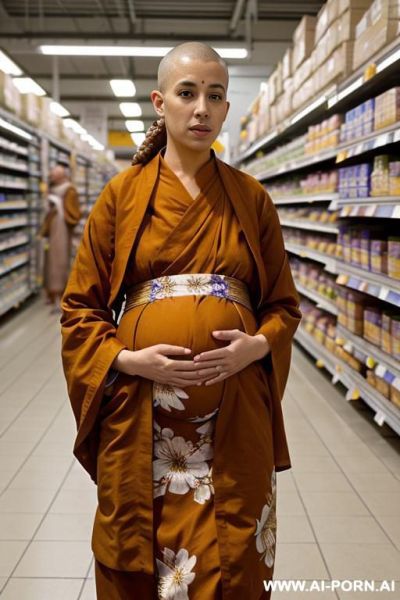 Pregnant smoker - ai-porn.ai on pornintellect.com