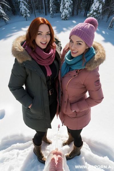 Hud3 (lesbian dick woman natasha romanov) erect pointy nipples. two lesbian twins with realistic cocks with testicles. twin lesbians with beautiful penises. beautiful faces, totally naked. show shaved - ai-porn.ai on pornintellect.com