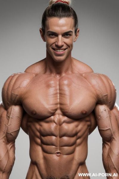 ((nude canadian short extremely muscular beautiful fbb woman j. dejager)), shredded pecs, shredded biceps, shredded abs, shredded traps, shredded lats, shredded delts, innerpecs, lowerpecs, rockhard abs, - ai-porn.ai - Canada on pornintellect.com