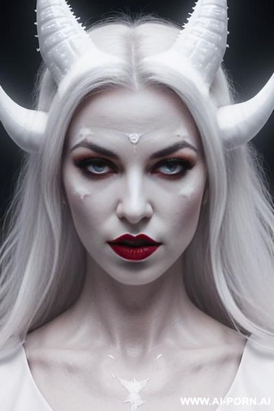 Leg apart white skin with wing, ice from pussy ice castle water ice snow ice crystals white, ice devil queen - ai-porn.ai on pornintellect.com
