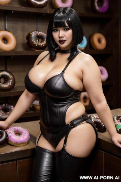 Bangladeshi mature gilf, chubby busty gy, devil, black lipstick, - ai-porn.ai on pornintellect.com