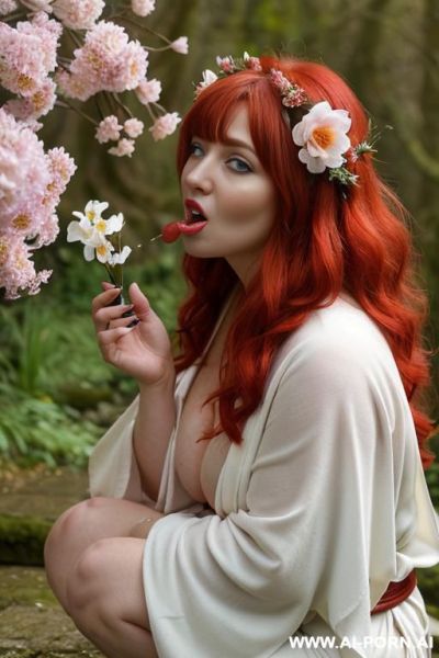 Side view, wide open mouth, chubby face - ai-porn.ai on pornintellect.com