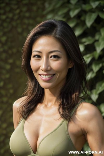 Sports bra, oval office , garden wall background, lean, (photorealistic), (ultra detailed photo), (hyper realistic photo), (dichen lachman ), hud3 - ai-porn.ai on pornintellect.com
