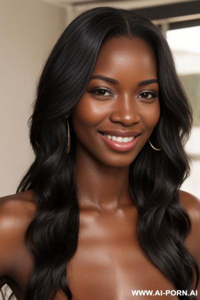 Africa, photorealistic, smle, body view, realistic, straight wavy. - ai-porn.ai on pornintellect.com