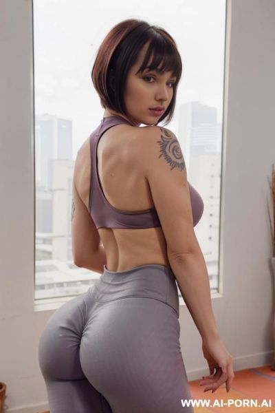 Naked. arched back. huge round ass - ai-porn.ai on pornintellect.com