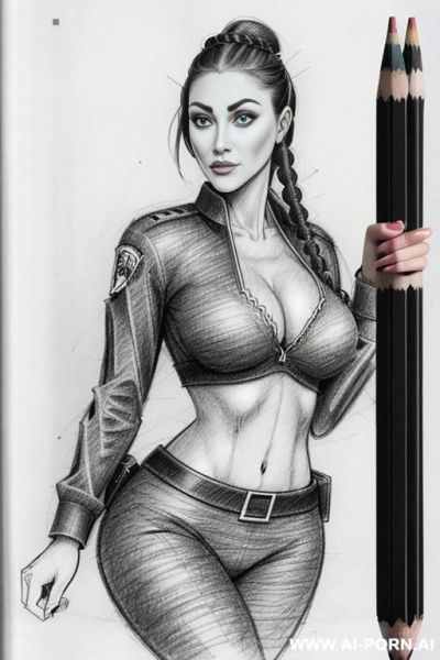 ((((mediun body shot)))) ((((horizonte gaze)))) ((((each panel a different pose sexy)))) ((((image comic-drawing pencil style)))) down level shot ((((landscape office)))) ((((security guard)))) ((((walking)))) - ai-porn.ai - Italy on pornintellect.com