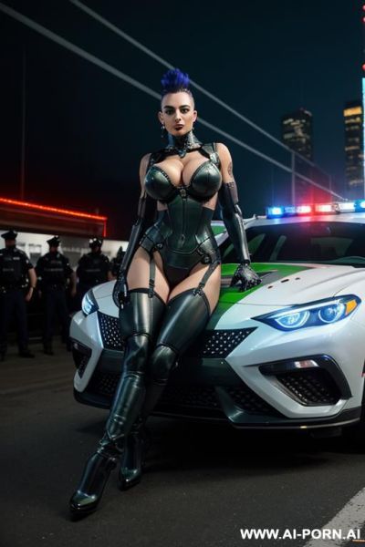 Allowing alluring leg apart open leg, cyber mage mechanical body - ai-porn.ai on pornintellect.com