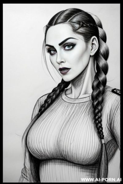 ((((image comic-drawing pencil style)))) down level shot ((((surpised face)))) face close up ((((landscape underground parking )))) ((((security guard)))) ((((walking sexy pose)))) ((((surprised face)))) - ai-porn.ai - Italy on pornintellect.com