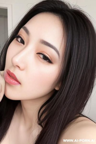 Korean, 1 female face, pov kiss, very close view, kiss lips, lips view, very very close, face, only face - ai-porn.ai - North Korea on pornintellect.com