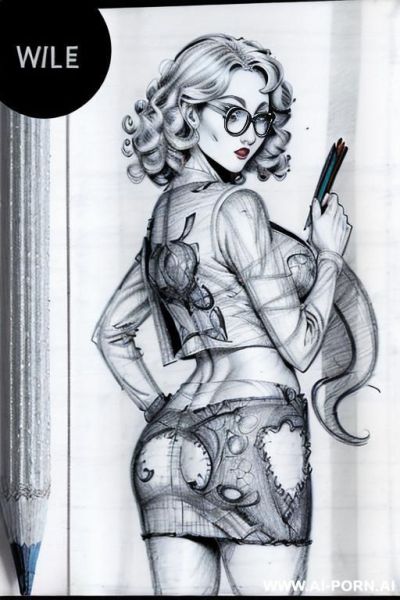 ((((in one panel))) ((((mediun body shot)))) ((((image comic-drawing pencil style)))) down level shot boobs in closedup ((((from behind)))) ((((in the photography studio)))) ((((camera)))) ((((hostile)))) - ai-porn.ai - Italy on pornintellect.com