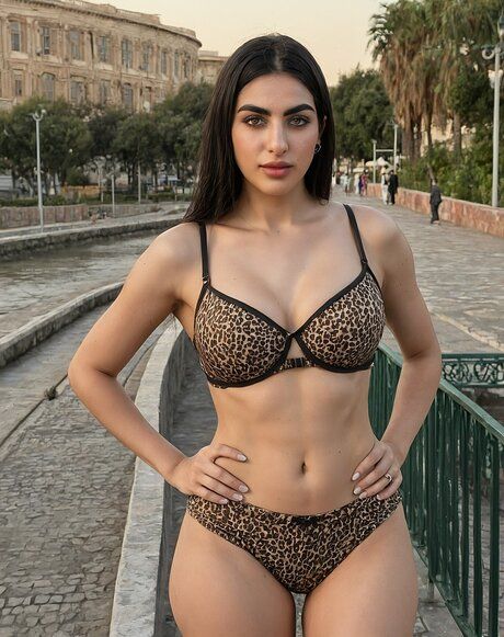 Dark-haired beauty strips down to her birthday suit on a riverside walkway - pornpics.com on pornintellect.com
