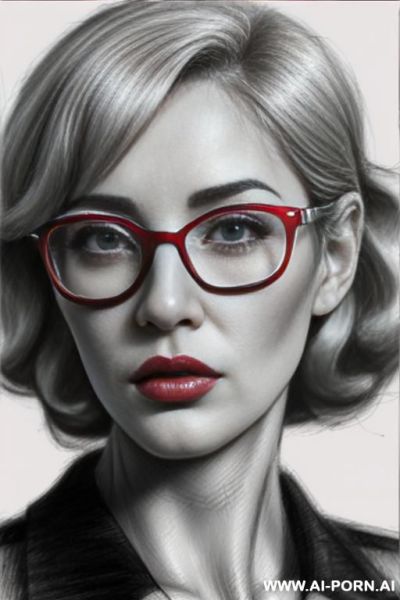 ((((in one panel))) ((((face close up shot)))) ((((image comic-drawing pencil style)))) ((((in the office)))) ((((astonished face)))) pretty italian woman full red lips, astonished, blonde curly haircut ((((image comic-drawing pencil style)))) - ai-porn.ai - Italy on pornintellect.com