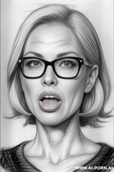 ((((image comic-drawing pencil style)))) ((((close up face shot)))) ((((in the office)))) ((((open mouth)))) ((((silly face)))) pretty italian woman full lips, muscle fit , black short skirt , white - ai-porn.ai - Italy on pornintellect.com