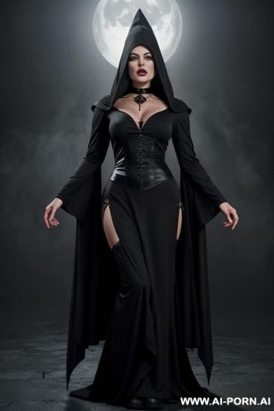 The hyper-muscular old gay, dressed in a fantasy space coat with cables, enters the spaceship. his chest, abs, buttocks, arms, and legs are clearly defined. he wears a sci-fi fantasy cap on - ai-porn.ai on pornintellect.com