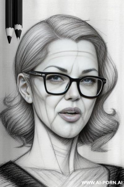 ((((image comic-drawing pencil style)))) ((((close up face shot)))) ((((very faint lines)))) ((((in the office)))) ((((open mouth)))) ((((silly face)))) pretty italian woman full lips, muscle fit , black - ai-porn.ai - Italy on pornintellect.com