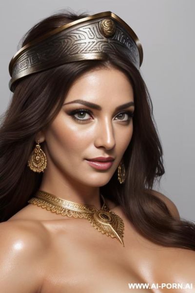 (great goddess athena) ((realistic look, super realistic)) perfect strong body (keep face) wide hips, amazing thighs (perfect model face) beautiful sexy face, big firm boobs, realitic hairy pussy, - ai-porn.ai on pornintellect.com