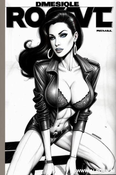((((magazine cover)))) ((((image comic-drawing pencil style)))) view fish eye lens view down level shot boobs in closedup sky cloudy at sunset at the outdoor motorcycle superbike festivalshows pretty - ai-porn.ai - Italy on pornintellect.com