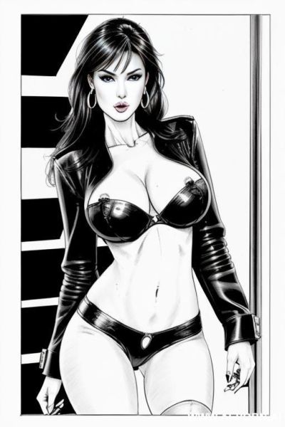 ((((image comic-drawing style)))) down level shot boobs in closedup sky cloudy at sunset at the outdoor motorcycle superbike festivalshows pretty italian woman full lips finger suck shocked face - ai-porn.ai - Italy on pornintellect.com