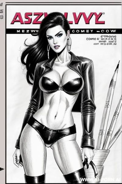 ((((magazine cover)))) ((((image comic-drawing style)))) down level shot boobs in closedup sky cloudy at sunset at the outdoor motorcycle superbike festivalshows pretty italian woman full lips. shocked - ai-porn.ai - Italy on pornintellect.com