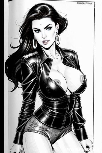 ((((image comic-drawing style)))) view fish eye lens view down level shot boobs in closedup sky cloudy at sunset at the outdoor motorcycle superbike festivalshows pretty italian woman full lips - ai-porn.ai - Italy on pornintellect.com