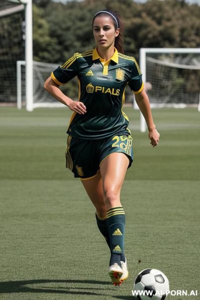 (soccer uniform) (soccer field) (dribbling footbool) - ai-porn.ai on pornintellect.com