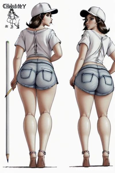 ((((cartoon)))) ((((image drawing pencil style))) (((full body shot))), long, brunette pixie haircut, (sexy slut), ((((from behind)))) , ((((chubby ass)))) ((((walking sexy)))) , ((((narrow waist)))) - ai-porn.ai on pornintellect.com