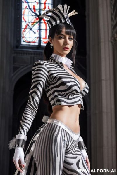 White purple butterfly print see-through bra and pants - ai-porn.ai on pornintellect.com
