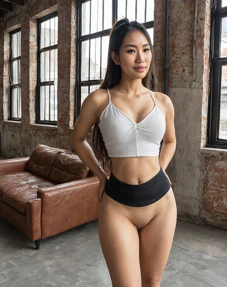 Solo model with a great body poses in the nude after changing outfits - pornpics.com on pornintellect.com