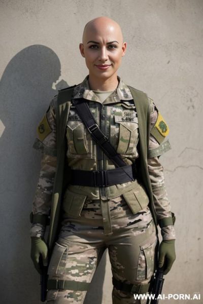 Androgynous bald 1woman - ai-porn.ai on pornintellect.com