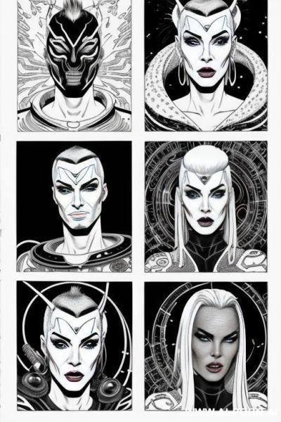 ((((image comic-drawing cartoon style)))) by giger. ((anal missionary)), (((3 sci-fi atompunk men and 3 sci-fi lesbian woman fucking))), ((laying on the blanket)), ((broad chin)), (pretty face), by - ai-porn.ai on pornintellect.com